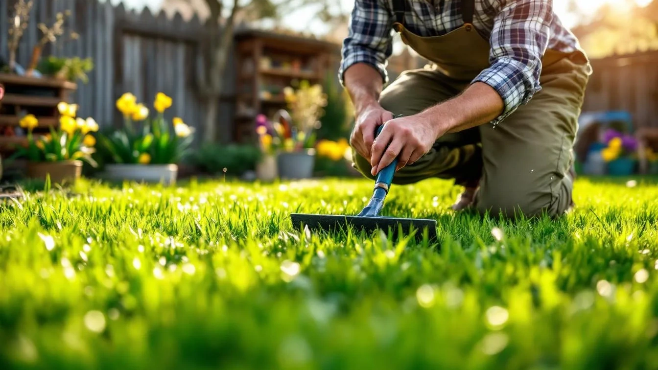 Ein Gärtner verrät, wie dein Rasen im Frühling sattgrün wird