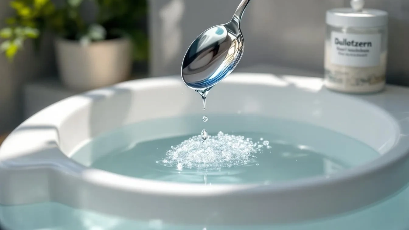 Ein Hausmeister verrät, warum ein Esslöffel in der Toilette Kalk löst