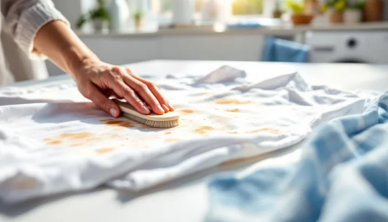 erfahren sie, wie sie hartnäckige flecken aus weißer kleidung effektiv und schonend entfernen können, um ihre textilien strahlend sauber zu halten.