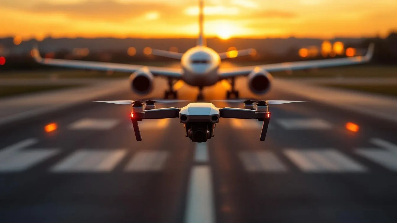Warum Drohnen für Flughäfen ein wachsendes Problem sind