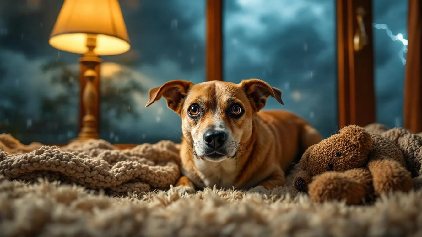 Warum Hunde bei Gewitter so ängstlich werden