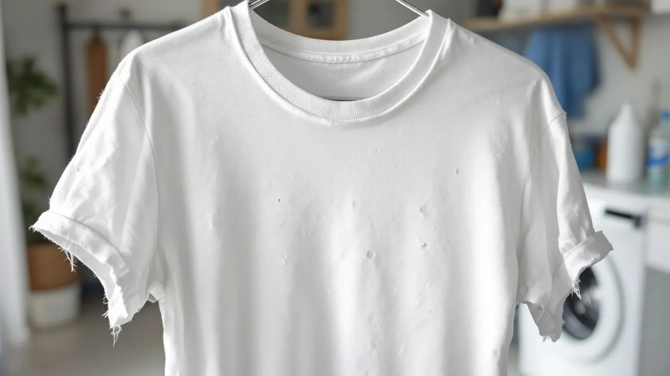 Warum kleine Löcher in deinem T-Shirt nach der Wäsche entstehen