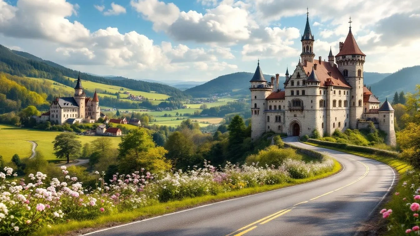 Weder Reiseführer noch GPS, diese Route zeigt die schönsten Schlösser